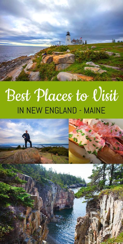 Places To Visit In Maine, Beautiful Coastline, Maine Road Trip, Maine New England, Maine Lighthouses, Visit Maine, Usa Destinations, New England Road Trip, Maine Vacation