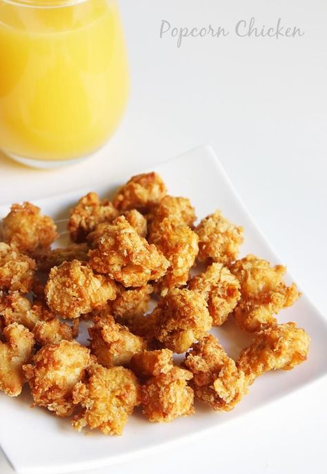 popcorn chicken recipe with step by step pictures , crunchy and most delicious popcorn chicken like the KFC style Easy Munchies, Ramzan Recipes, Chicken Indian, Country Cafe, Capsicum Recipes, Popcorn Chicken Recipe, Actifry Recipes, Popper Chicken, Kfc Chicken