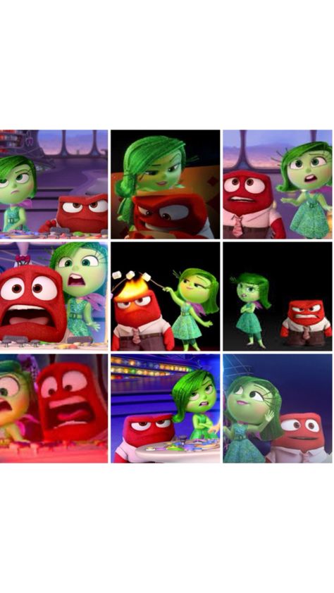 Hehehehe Inside Out Anger, Disgusted Inside Out, Future Goals, A Collage, Relationship Goals, Anger, Inside Out, Collage