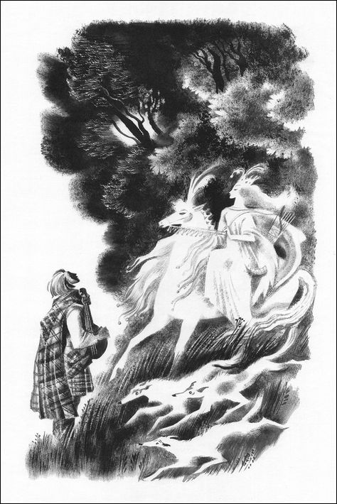 Scottish folk tales and legends. Illustrator N. Goltz, 2012. Nika Goltz, Fairytale Illustration, Fairytale Art, Folk Tales, Childrens Illustrations, 인물 사진, Children's Book Illustration, Book Illustration, Card Art