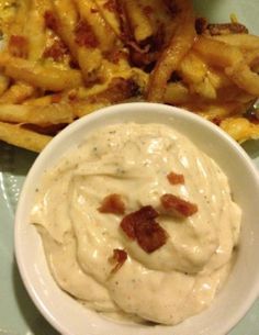 Outback Steakhouse is one of my absolute favorite chain restaurants to dine. The food is always, without fail, delicious. One of their awesome side dishes is the Aussie Cheese Fries with bacon and ... Outback Steakhouse Ranch Dressing, Cheese Fries Sauce, Fries Sauce, Cheese Platter Presentation, Cheese Fries Recipe, Buttermilk Recipe, Chain Restaurants, Ranch Dip Recipe, Ranch Dipping Sauce