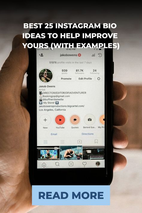 Everyone loves Instagram and the community of 2 billion monthly active users is proof.  The competition is high and people get bombarded with new content and accounts from all the sides, so users have to be creative to grab the attention of their target audience, especially if they use Instagram for business growth.  Your Instagram bio is the first thing people will see when they land on your page.  Like a first impression, a bad Instagram bio can discourage visitors from scrolling further, whil Unique Instagram Bio, Instagram Marketing Ideas, Youtube Quotes, Direct Sales Tips, Social Media Marketer, Instagram Bio Ideas, Instagram For Business, Engagement Marketing, Freelance Social Media