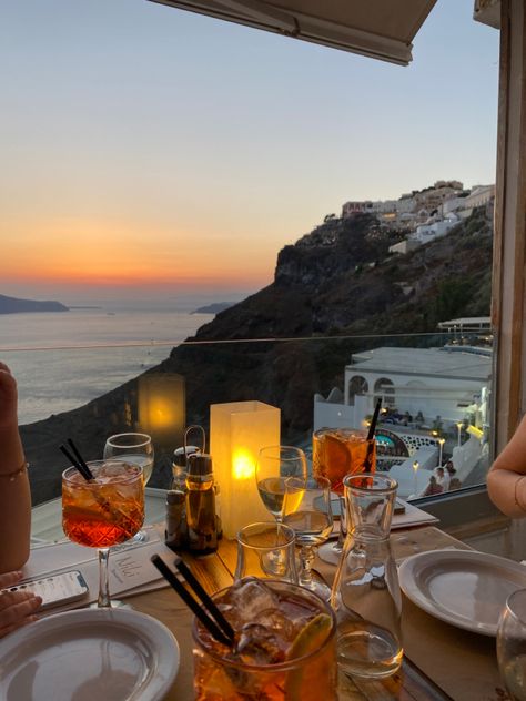 Europe, european summer, greece, Santorini, sunset Greece Travel Couple, Greece Aesthetics Honeymoon, Greece Moodboard, Dinner In Greece Aesthetic, Greece Travel Aesthetic Couple, Honeymoon Santorini, Greek Honeymoon, Santorini Greece Aesthetic Couple, Santorini Greece Honeymoon