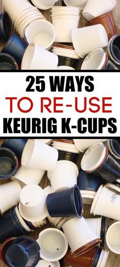 K Cup Crafts, Happy Hooligans, Diy Recycled Projects, Keurig K Cup, Cup Crafts, Diy Upcycling, Recycled Projects, Upcycle Recycle, Diy Recycle