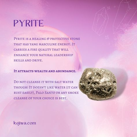 🌟 Harness the masculine energy of Pyrite to strengthen your leadership qualities and attract abundance. As a stone of action and willpower, Pyrite encourages wealth creation and protection against negative influences.  🔥 Find your Pyrite treasure—click our bio link now!  #PyritePower #WealthCrystals #ProtectiveCrystals #SpiritualAlchemy #EnergyProtection #AbundanceSeeker #LeadershipSkills #MasculineEnergy Crystals For Manifestation, Energy Clearing, Herbal Tinctures, Attract Abundance, Masculine Energy, Leadership Qualities, High Vibes, Wealth Creation, Energy Field