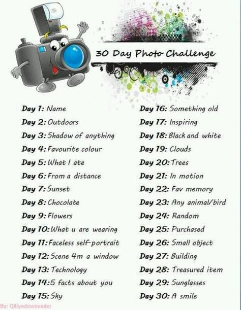 Photo a day challenge 30 Day Instagram Challenge, 30 Day Photo Challenge, Photography Challenges, Photo Challenges, Photo A Day Challenge, Photo Prompts, Instagram Challenge, Kids Camera, Photography Basics