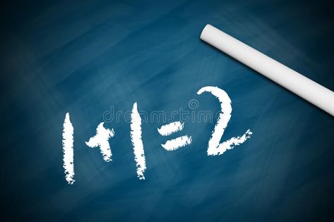 Elementary Math. Concept shot of a Blackboard with the text 1 1=2 #Sponsored , #sponsored, #Paid, #Math, #text, #shot, #Concept Math Photos, Math Concepts, Elementary Math, The Text, 2 On, Texts, Photo Image, Vector Illustration, Stock Photos