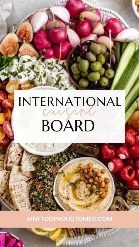 Mediterranean Mezze, International Snacks, Easy Margarita, Boards Ideas, Food Boards, Around The World Food, French Cheese, Charcuterie Inspiration, Snack Board