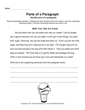 Paragraph Parts Concluding Sentences, Parts Of A Paragraph, Paragraph Writing Activities, Paragraph Worksheets, Character Traits List, 5th Grade Writing, Topic Sentences, Writers Workshop, Paragraph Writing