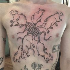 Rat Tattoo, Rat King, Piskel Art, King Tattoos, Aesthetic Tattoo, Dope Tattoos, Little Tattoos, Skin Art, Piercing Tattoo