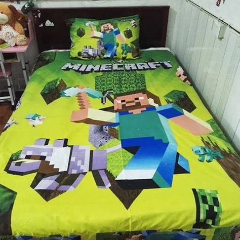 Minecraft Nursery, Minecraft Bedding, Minecraft Quilt, Minecraft Toys, Machine Learning Deep Learning, Peer To Peer, Quilt Duvet, Reversible Bedding, Minecraft Bedroom