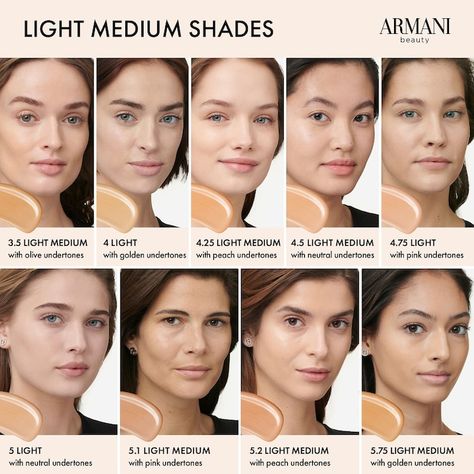 Luminous Silk Perfect Glow Flawless Oil-Free Foundation - Armani Beauty | Sephora Light To Medium Coverage Foundation, Georgio Armani Luminous Silk Foundation, Armani Luminous Silk Foundation Swatches, Luminous Silk Foundation Swatches, Armani Silk Foundation, Armani Luminous Silk Foundation Shades, Armani Foundation Luminous Silk, Georgia Armani, Armani Foundation