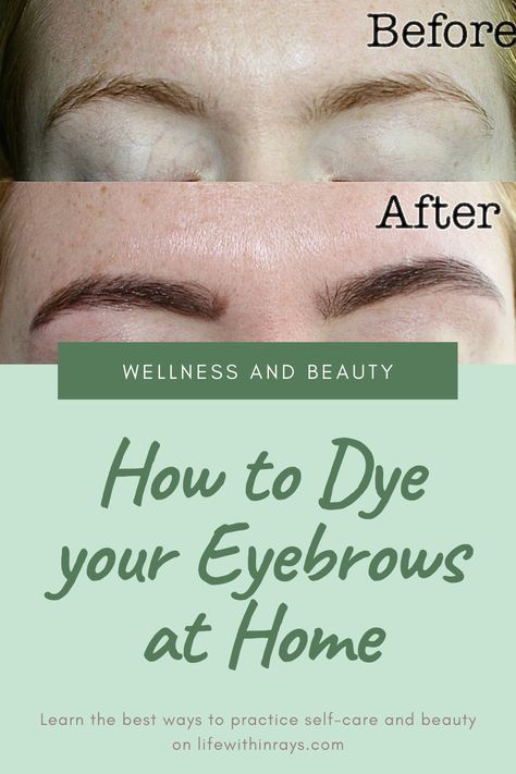 Diy Dye Eyebrows At Home, How To Dye Eyebrows, How To Darken Eyebrows, Dye Eyebrows Diy, Darken Eyebrows Naturally, Eyebrow Dye Diy At Home, How To Dye Eyebrows At Home, Dyed Eyebrows, Darken Eyebrows