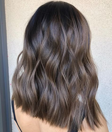 30 Trendy Mushroom Brown Hair Color Ideas for 2021 - Hair Adviser Mushroom Brown Hair Color, Mousy Brown Hair, Mushroom Brown Hair, Cool Brown Hair, Brown Hair Color Ideas, Mushroom Hair, Mushroom Brown, Dark Brunette Hair, Ash Brown Hair