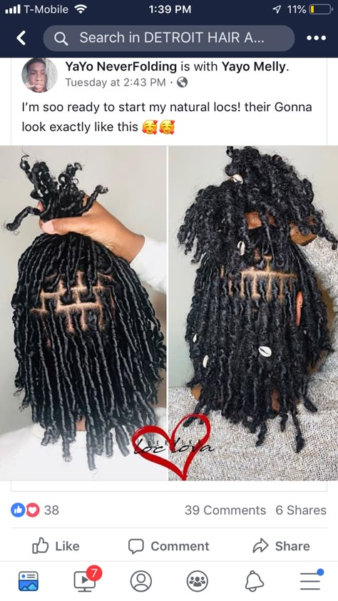 Nooo... no they won’t. Because that’s not your head. Live and love your own loc journey.  Nothing wrong with being inspired  tho. That’s what this board is for. 💛✊🏽✌🏽 Care For Starter Locs, Coils Starter Locs Styles, Starter Locs Coils Vs Twists, Starter Loc Ideas, Curly Loc Extensions Permanent, Starter Locs Long Hair, Different Dread Styles, Two Strand Twist Starter Locs Short 4c Hair, Coil Starter Locs Journey