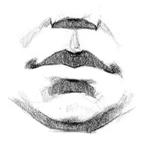 How to Draw Lips – Anatomy and Structure | Proko Masculine Lips Drawing, How To Draw Male Mouth, Mens Lips Drawing, How To Draw Lips Male, Lips Sketch Step By Step, Male Mouth Drawing, Male Lips Drawing, Male Lip Drawing, Lips Anatomy