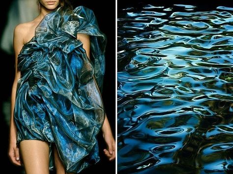 Fashion Inspired By Nature: Russian Artist Compares Famous Dresses And Landscapes | DeMilked Tumblr Quality, Nature Inspired Fashion, Famous Dress, Go Vegan, The Beauty Of Nature, Famous Designer, B Fashion, The Natural World, Jackets Men Fashion