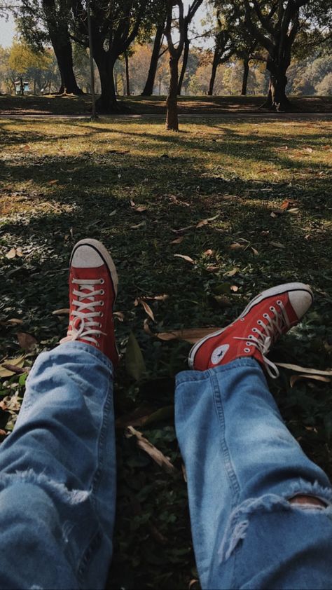 Red Converse Aesthetic, Converse Aesthetic, Aesthetic Image, Red Converse, Aesthetic Images, Chuck Taylor Sneakers, Chucks Converse, Chuck Taylors, Converse Sneaker