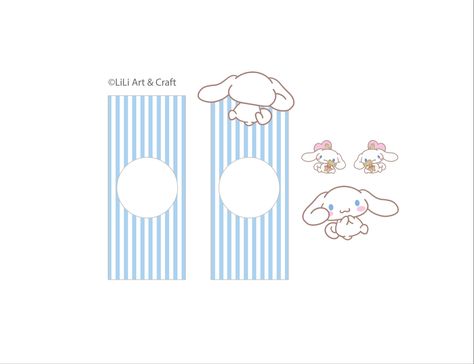 Sanrio Bookmark, Bookmark Template, Korean Design, Cinnamon Roll, Design Reference, Funny Images, Cinnamon, Design, Kawaii