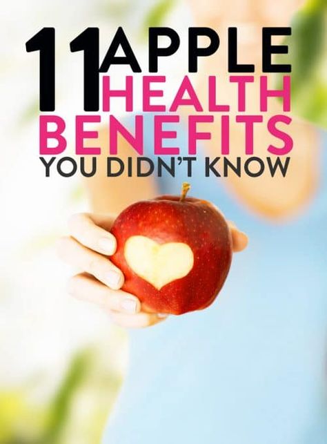 11 apple health benefits that you didn't know about. This favorite fruit packs a health (and fitness) punch. The fat burning tip may be my favorite ;) Apples Healthy Benefits, Health Benefits Of Apples, Benefits Of Apples, Food Remedies, Apple Benefits, Healthiest Foods, Apple Health, Fat Burning Tips, Fat Burning Supplements