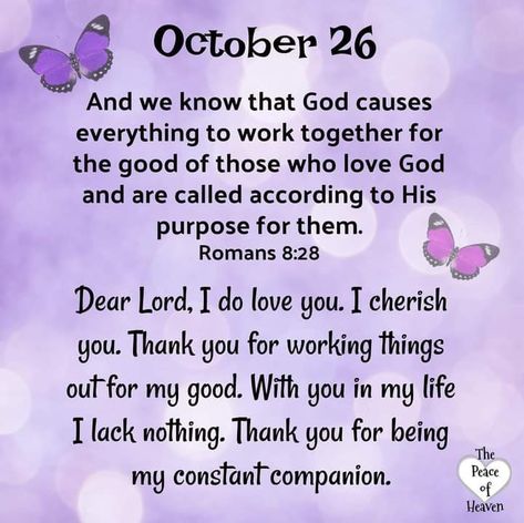 October Blessings, Psalms Quotes, Daily Spiritual Quotes, October Quotes, Prayer For Love, Heaven Quotes, I Do Love You, Best Bible Verses, Good Night Prayer