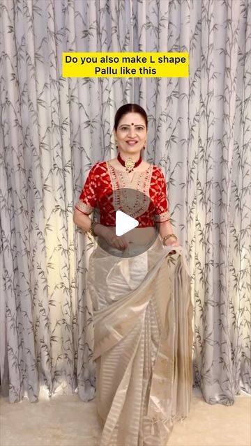 Types Of Saree Draping Styles, Sari Draping Styles Modern, Saree Blouse Styles Modern, Saree Pallu Style, Saree With Dupatta Draping, New Style Saree Draping, Saree Wearing Styles Ideas, Different Types Of Saree Draping, Sari Tutorial