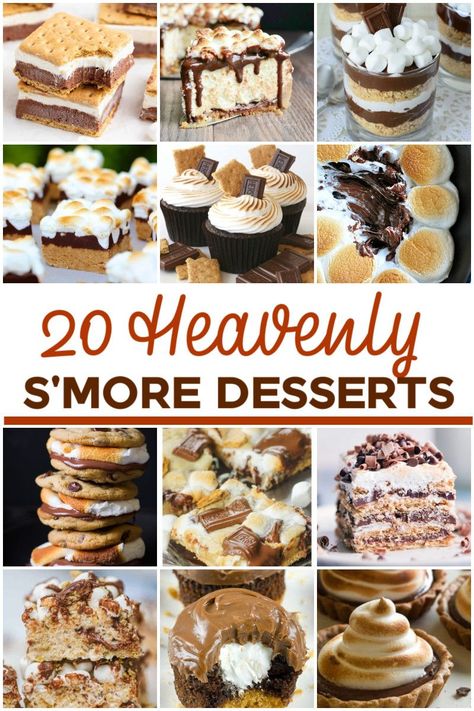 Imagine the dreamy combination of gooey marshmallow, crunchy graham cracker, and rich chocolate - now multiply that by 20! Discover the most heavenly s'mores desserts that'll make your taste buds soar and satisfy your sweet tooth with these mouth-watering chocolate recipes. You won't believe the s'mores-inspired creations we've found! Smores Dessert Recipes, Smores Dessert, Chocolate Dipped Fruit, Smores Cake, Best Chocolate Desserts, Easy Chocolate Desserts, Homemade Chocolate Cake, Hot Chocolate Marshmallows, Chocolate Graham Crackers