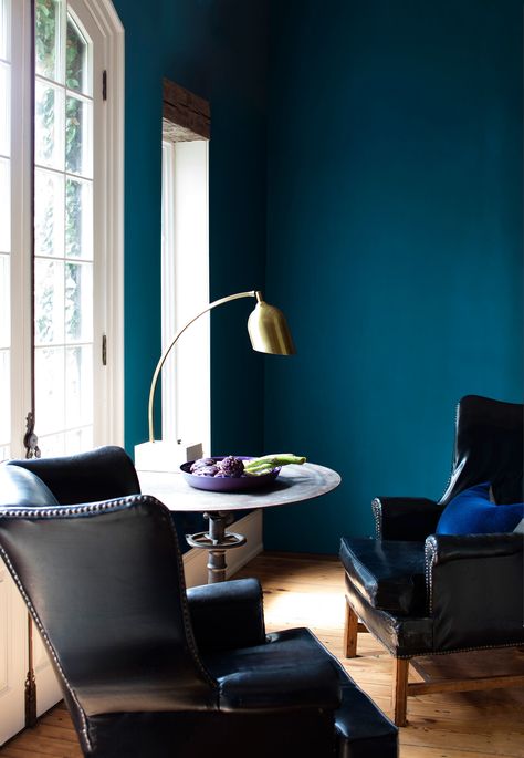 Century is the paint company's play to the artisanal market. Here's why it's worth it Jewel Tone Paint Colors, Teal Paint Colors, Teal Paint, Teal Walls, Blue Paint Colors, Paint Line, Paint Colors For Home, Benjamin Moore, Bedroom Colors