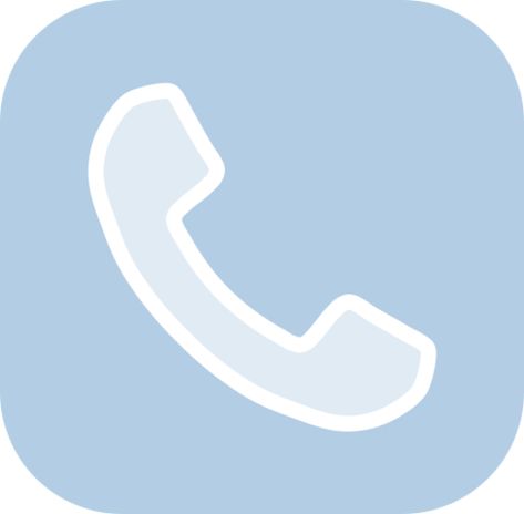 Call Logo Aesthetic, Cute Call Icon, Call App Icon Aesthetic, Blue Call Icon, Call Icon Aesthetic, Social Media Logos Icons, Call Icon, Call Logo, Android Icons