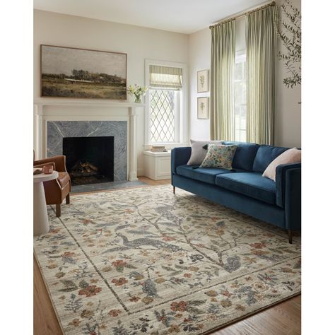 Rifle Paper Co. x Loloi Laurel Cream Area Rug Office Storage Furniture, Storage Furniture Bedroom, Loloi Rugs, Cream Area Rug, Solid Rugs, Cream Rug, Rug Direct, Magnolia Homes, Floral Area Rugs