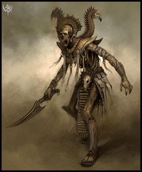 warriors in legend and mythology photos | Ushabti - Warriors Of Myth Wiki Warhammer Tomb Kings, Skeleton Warrior, Tomb Kings, Heroic Fantasy, Conceptual Artist, Warhammer Art, Fantasy Monster, Warhammer Fantasy, Arte Fantasy