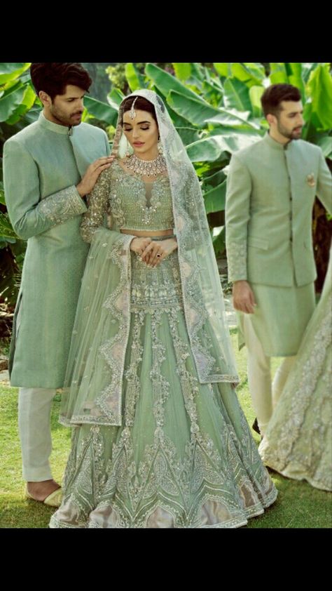 Matching Indian Outfits For Couples, Indian Wedding Reception Outfit Couple, Reception Couple Dress Indian, Couple Dress Matching Indian, Couple Dress Matching Pakistani, Wedding Matching Outfits, Men Sherwani, Wedding Fits, Desi Wedding Dresses