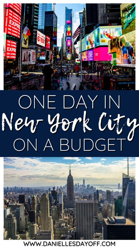 A Day In Nyc, Nyc One Day Itinerary, New York City In A Day, New York In A Day, New York City Day Trip, New York City On A Budget, One Day In New York City, 1 Day In New York City, 2 Days In New York City