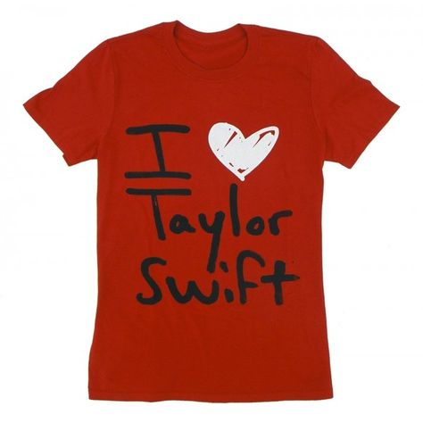 Red I Heart Taylor Swift Tee ($30) ❤ liked on Polyvore featuring tops, t-shirts, checkered top, red tee, i love t-shirts, red t shirt and i heart t shirts I Heart Taylor Swift, Heart Taylor Swift, Taylor Swift Top, Boutique Tees, Taylor Swift Merchandise, Checkered Top, Taylor Swift Shirts, Taylor Swift Music, All About Taylor Swift