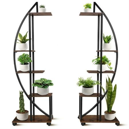 Wrought iron plant stands