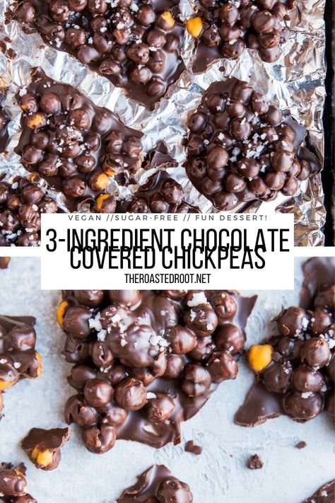 Chickpea Recipes Roasted, Chickpea Snacks, Peanut Butter Snacks, Easy Chocolate Desserts, Easy Dessert Recipe, Easy Baked Chicken, Chocolate Dessert Recipes, Dessert Ingredients, Peanut Butter Chips