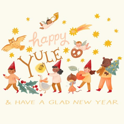 New Year Illustration, Illustration Art Kids, Gouache Illustrations, Winter Illustration, 캐릭터 드로잉, My Portfolio, Christmas Illustration, Illustration Character Design, Greeting Card Design