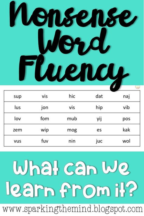 Assessing students using nonsense word fluency tests is SO IMPORTANT. Teachers can learn so much form this data! By using a NWF test teachers will be able to determine which stage of word reading students are at. Nonsense word assessments are perfect for beginning readers in kindergarten, first grade and second grade! Once you know the word reading stage, teachers can provide students with appropriate nonsense word activities and practice. #phonics #decoding #data #mindsparks Nonsense Word Fluency Activities, Nonsense Word Activities, Phonemes Activities, Nonsense Word Games, Phonics Decoding, Reading Intervention Classroom, Nonsense Words Fluency, Intervention Activities, Teachers Pay Teachers Freebies