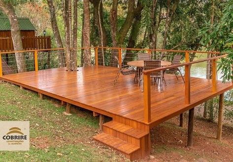 Deck Piscina, A Frame House, Outdoor Table, Decks, Bedroom Interior, Outdoor Furniture, Patio, Exterior, Bar