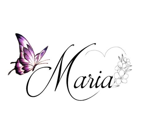 Maria In Cursive, Maria Tattoo, Back Tattoo Women Spine, Font Tattoo, Names Tattoos For Men, Mystical Tattoos, Band Tattoo Designs, Pretty Hand Tattoos, Spine Tattoos For Women