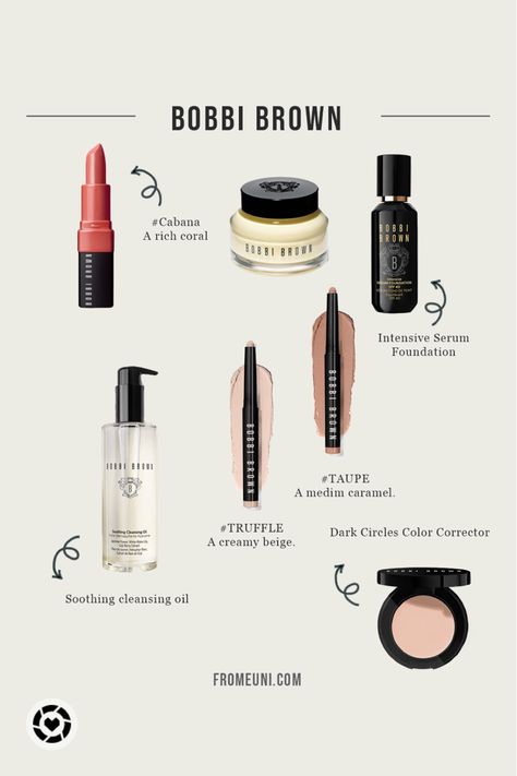 Bobbi Brown Makeup Looks, Under Eye Corrector, Eye Corrector, Makeup Recommendations, Bobbi Brown Lipstick, Makeup Stick, Minimalist Makeup, Advertising Ideas, Bobbi Brown Makeup