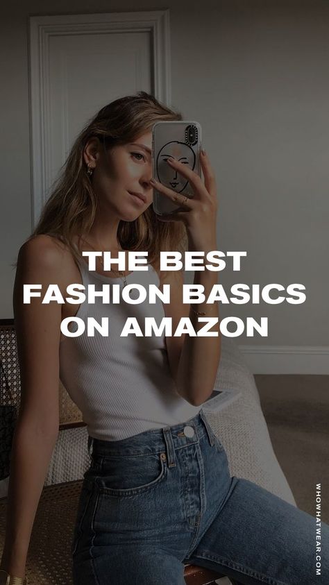 The best fashion basics on Amazon Linen Tops Women Casual, Minimal Fashion Style Woman, Beige Linen Pants, Fashion Basics, Linen Top Women, Perfect White Tee, Amazon Clothes, Amazon Basics, Black Slip Dress