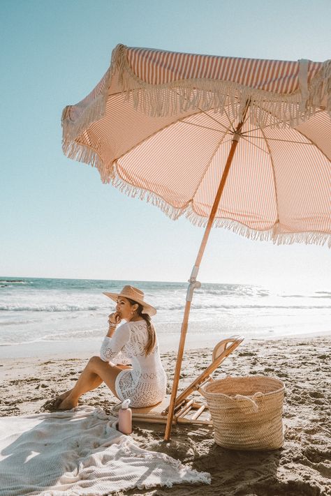 Umbrella Photoshoot, Umbrella Photography, Retro Surf, Surf Suit, Blue Hawaii, Beach Shoot, Beach Color, Beach Chair, Big Things