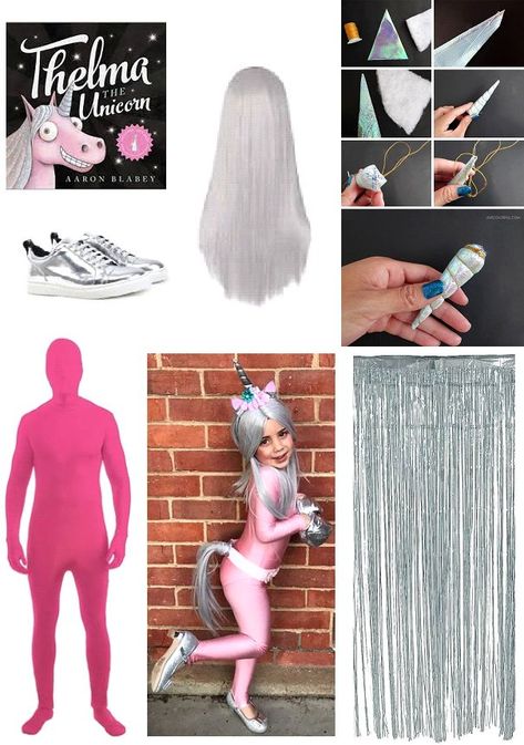 Thelma The Unicorn Costume, Literature Costumes, Thelma The Unicorn, Unicorn Costume, Book Week, The Unicorn, Literature, Movie Posters, How To Wear