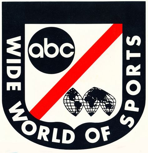 ABCs Wide World of Sports - Classic 1970's Logo  the thrill of victory and the agony of defeat- every Saturday afternoon! Wide World Of Sports, Classic Television, Sports Logos, Those Were The Days, Old Tv Shows, Wide World, Retro Tv, I Remember When, World Of Sports