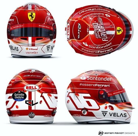 Charles Leclerc 2022, Leclerc 2022, Race Helmet, F1 Helmet, Helmet Designs, Bell Helmet, F1 Art, British Grand Prix, Racing Helmets