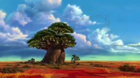 The Tree of Life | The Lion King Wiki | Fandom powered by Wikia Lion King Tree, He Lives In You, Lion King Timon, The Lion Sleeps Tonight, Il Re Leone, Baobab Tree, Disney Wiki, Lion King Art, Disney Animated Movies