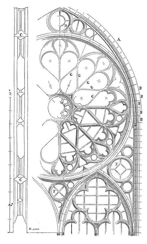 Gothic Architecture Drawing, Gothic Windows, Landscape Architecture Drawing, Window Drawing, Istoria Artei, Rose Window, Gothic Design, Architecture Drawing Art, Geometry Art