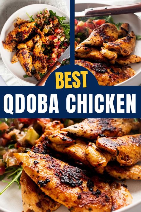 Qdoba Chicken Recipe, Qdoba Chicken, Salad Recipe With Chicken, Mango Chicken Salad, Recipe With Chicken, Mango Chicken, Chicken Tenderloin Recipes, Keto Salad, Protein Bowls