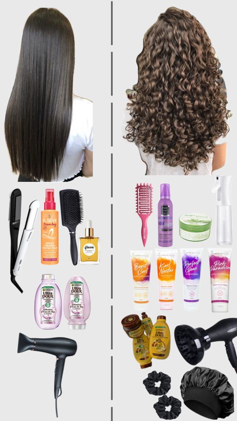 What is your hair nature? Frizzy, curly, corrugated, smooth ? Different Hair, Curly Hair Routine, Hair Routine, Hair Routines, Curly Hair Styles Naturally, Curly Hair Styles, Spray, Hair, Nature